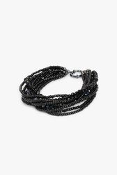 Bracelet noir avec perles fines de Liberty Island pour Femmes