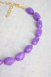 Bracelet perles violettes de Liberty Island pour Femmes