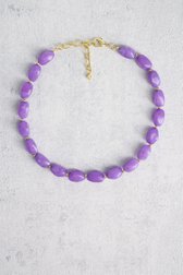 Bracelet perles violettes de Liberty Island pour Femmes