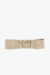 Brede beige tailleriem van Louise voor Dames