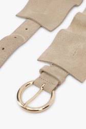 Brede beige tailleriem van Louise voor Dames