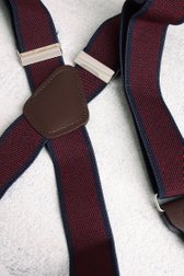 Bretelles bordeau de Liberty Island pour Hommes
