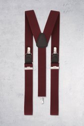 Bretelles bordeaux de Michaelis pour Hommes