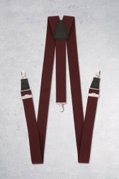 Bretelles bordeaux de Michaelis pour Hommes