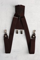 Le devant de Bretelles brun foncé de Liberty Island pour Hommes