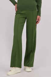 Video van Wijde groene broek met elastische taille door Liberty Island voor Dames