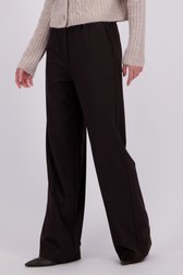 Vidéo de Pantalon ample marron à taille élastique de Marc O'Polo pour Femmes