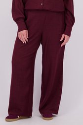 Vidéo de Pantalon bordeaux ample à taille élastique de ONLY Carmakoma pour Femmes