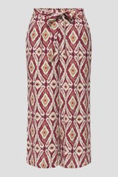Productfoto 1 van Broek met print in roodtinten door ONLY Carmakoma voor Dames