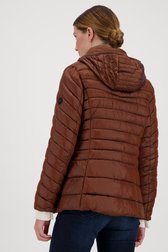Bronzen gewatteerde puffer jacket van Barbara Lebek voor Dames