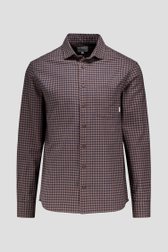 s.Oliver Big Size regular geruit casual overhemd zwart s.Oliver Big Size regular geruit casual overhemd zwart