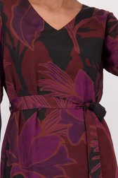 Detail van Bruin kleedje met print door Claude Arielle voor Dames