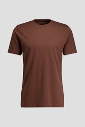 Productfoto 1 van Bruin T-shirt met ronde hals door Liberty Island voor Heren