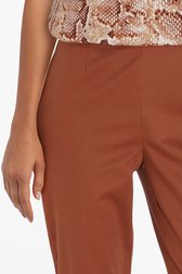 Bruine 7/8e broek - slim fit  van D'Auvry voor Dames