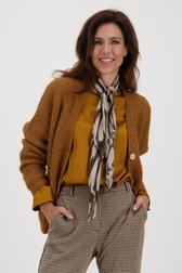 Bruine cardigan van Claude Arielle voor Dames
