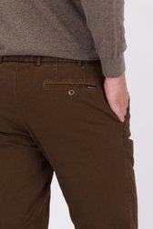 Detail van Bruine chino - Vancouver - Regular fit door Brassville voor Heren