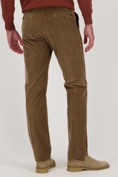 Bruine corduroy broek - Vancouver - Regular fit van Brassville voor Heren