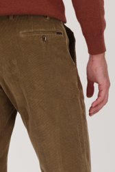 Bruine corduroy broek - Vancouver - Regular fit van Brassville voor Heren