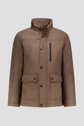 Productfoto 2 van Bruine jas met fijn motief door Gate One voor Heren