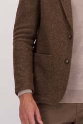 Detail van bruine kostuumvest - Regular fit door Upper East voor Heren