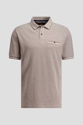 Productfoto 1 van Bruine polo met korte mouwen door Dansaert Blue voor Heren