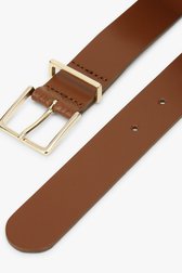 Bruine riem met goudkleurige gesp van Liberty Island voor Dames