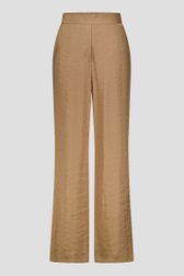 Camelkleurige broek met glans van Geisha voor Dames