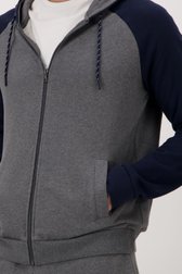 Cardigan avec capuche et fermeture éclair
 de Liberty Island homewear pour Hommes