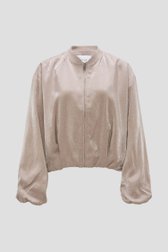 Cardigan beige à fines paillettes de Opus pour Femmes