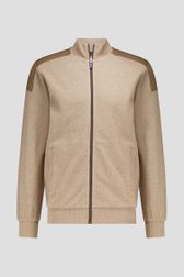 Photo produit 1 de Cardigan beige avec fermeture zippée de Dansaert Blue pour Hommes