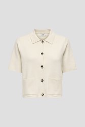 Photo produit 1 de Cardigan beige en maille à manches courtes de JDY pour Femmes