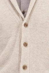 Détail de Cardigan beige en maille de Upper East pour Hommes