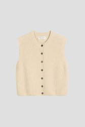 Photo produit 1 de Cardigan beige sans manches de Marc O'Polo pour Femmes