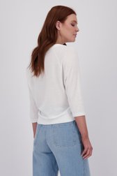 Cardigan blanc à col en V de Libelle pour Femmes