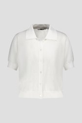 Cardigan blanc en maille fine de Louise pour Femmes