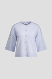 Photo produit 1 de Cardigan bleu clair à manches 3/4 de Libelle pour Femmes