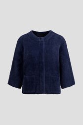 Photo produit 1 de Cardigan bleu foncé à manches longues de Claude Arielle pour Femmes