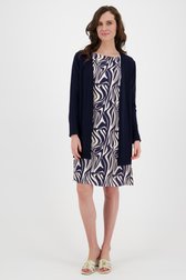Cardigan bleu foncé de More & More pour Femmes