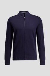 Photo produit 1 de Cardigan bleu foncé zippé de Dansaert Blue pour Hommes