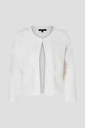 Cardigan bouclé écru de More & More pour Femmes