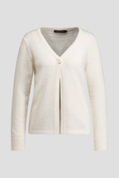 Photo produit 1 de Cardigan court blanc  de Claude Arielle pour Femmes
