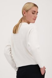 Cardigan court écru de Liberty Island pour Femmes