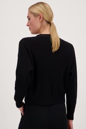 Cardigan court noir de Liberty Island pour Femmes
