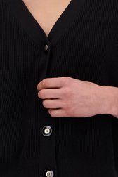 Cardigan court noir de Liberty Island pour Femmes