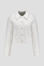 Cardigan écru en bouclette de D'Auvry pour Femmes