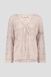 Cardigan en crochet beige de Only Carmakoma pour Femmes