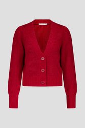 Cardigan en tricot - fuchsia foncé de D'Auvry pour Femmes