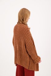 Cardigan en tricot marron de More & More pour Femmes