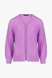 Cardigan en tricot mauve de Claude Arielle pour Femmes