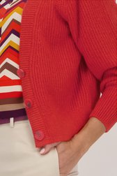 Cardigan en tricot - rouge de D'Auvry pour Femmes